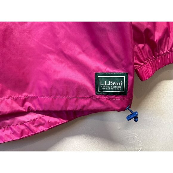 L.L. Bean Limited Edition Archival Anorak Pullover Jacket Large Lightweight 90s - Picture 2 of 10